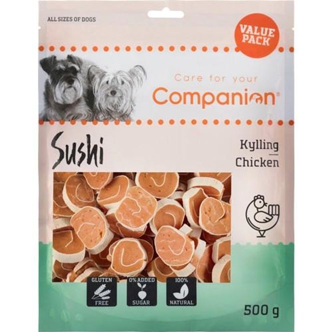 Hovedbilde Companion Chicken Codfish Sushi 500g