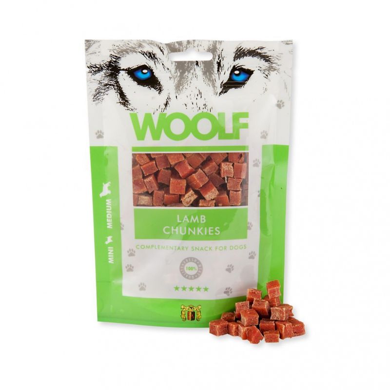Woolf - lamb chunkies 100g