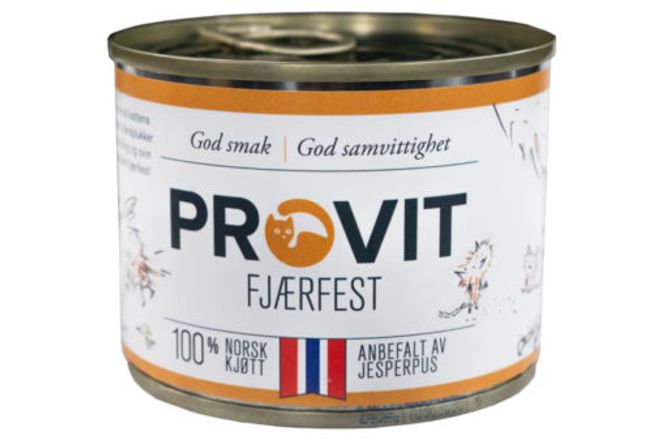 Hovedbilde Provit Boksemat Katt Fjærfest 185g