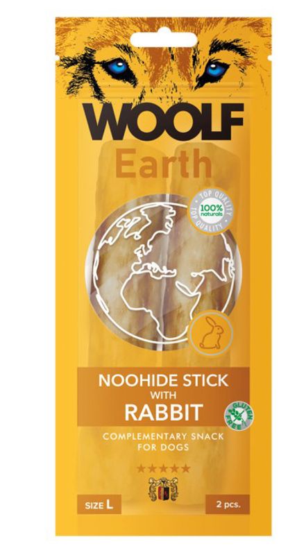 Woolf - Noohide Kanin Sticks 2 stk 13 cm