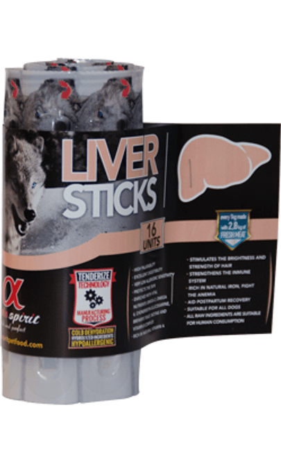 Hovedbilde AlphaSpirit Liver Sticks 4 stk