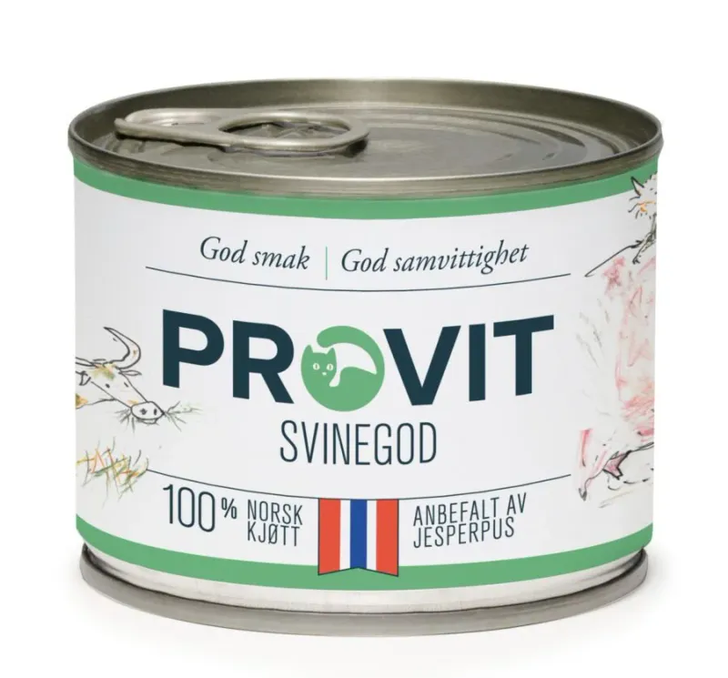 Provit Boksemat Katt Svinegod 185g
