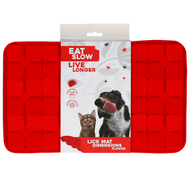 Hovedbilde Eat Slow Live Longer Lick Mat Dimensions  Flower ...