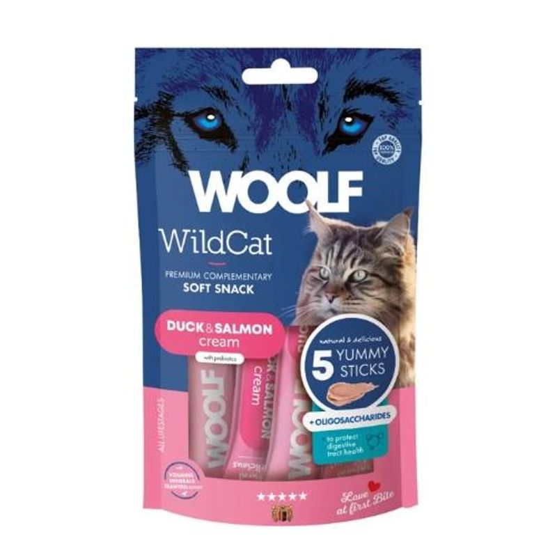 Woolf Cream Duck + Salmon 5pk