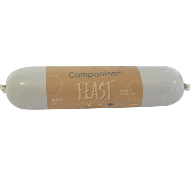 Hovedbilde Companion+ Hundepølse Hjort 350g