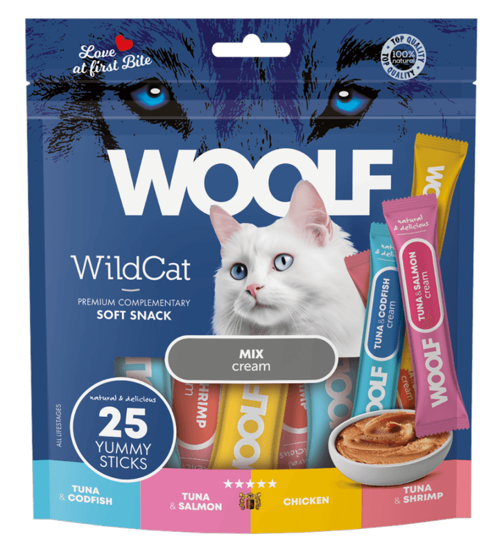 Woolf Cream Mix Flavour 25pk