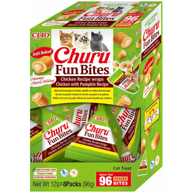 Hovedbilde Churu CAT Fun Bites Chicken with Pumpkin